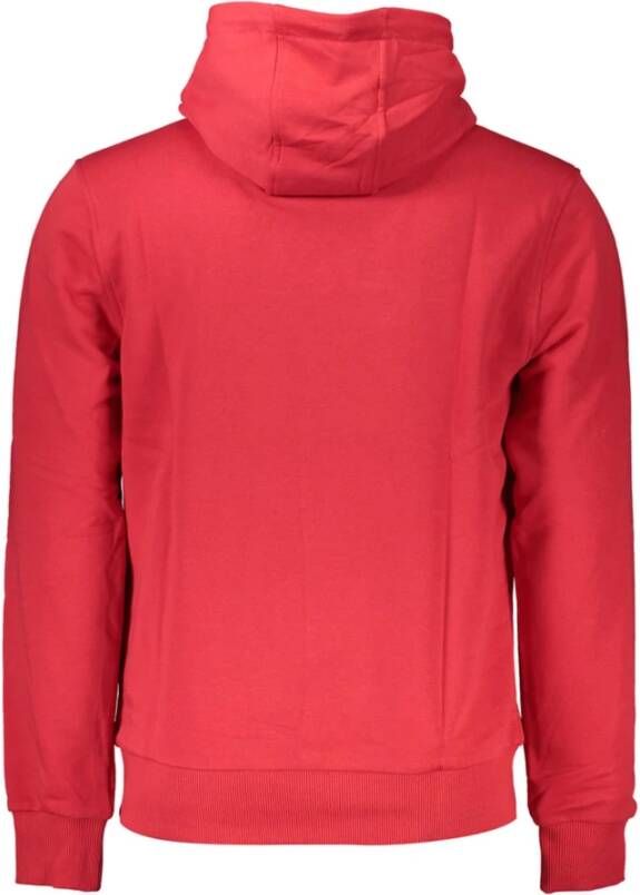 Cavalli Class Gedrukte Hoodie Rood Heren