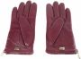 Cavalli Class Burgundy Lambskin Handschoenen Clt.011 Red Unisex - Thumbnail 2
