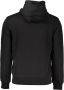 Cavalli Class Zwarte Katoenen Sweatshirt met Print Logo Black Heren - Thumbnail 2
