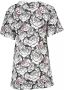 Cavalli Class Elegante Jurk met Korte Mouwen en Ronde Halslijn Multicolor Dames - Thumbnail 2