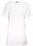 Cavalli Class Chique witte katoenen jurk met iconische print White Dames - Thumbnail 2