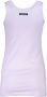 Cavalli Class Paarse Tanktop Brede Schouders Ronde Hals Print Logo Purple Dames - Thumbnail 2