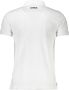 Cavalli Class Elegante witte katoenen polo met handtekeningprint White Heren - Thumbnail 2