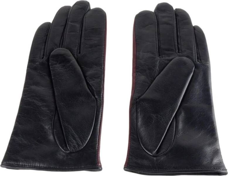 Cavalli Class Red Lambskin Glove Rood Dames