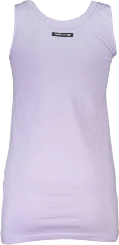 Cavalli Class Sleeveless Tops Paars Dames