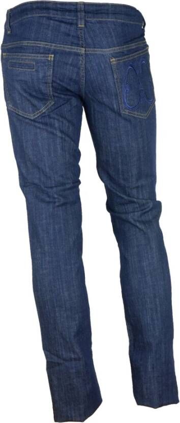 Cavalli Class Slim-fit Jeans Blauw Heren