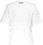 Cavalli Class Witte Katoenen Tops & T-Shirt Korte Mouwen Regular Fit Wit Dames - Thumbnail 3