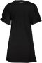 Cavalli Class Elegante bedrukte jurk met korte mouwen Black Dames - Thumbnail 2