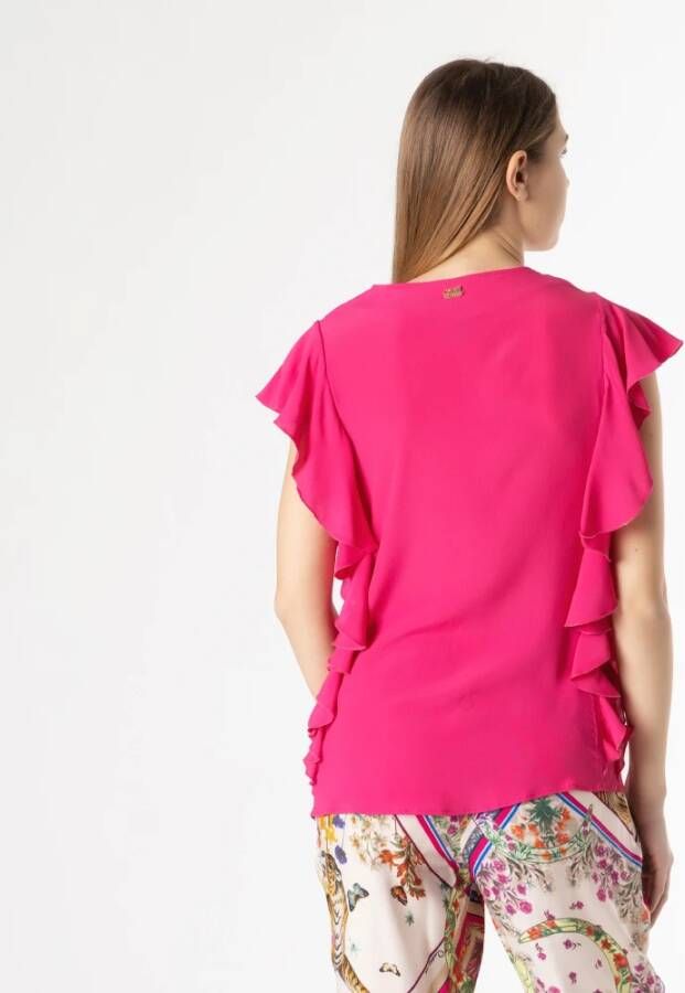 Cavalli Class T-Shirts Roze Dames