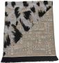 Cavalli Class Animalier Patroon Sjaal Accessoires Beige Heren - Thumbnail 2
