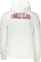 Cavalli Class Elegant wit sweatshirt met capuchon en borduurwerk White Heren - Thumbnail 2