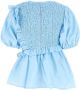 Cecilie Bahnsen Lichtblauwe stretch katoenen blend top Blauw Dames - Thumbnail 5