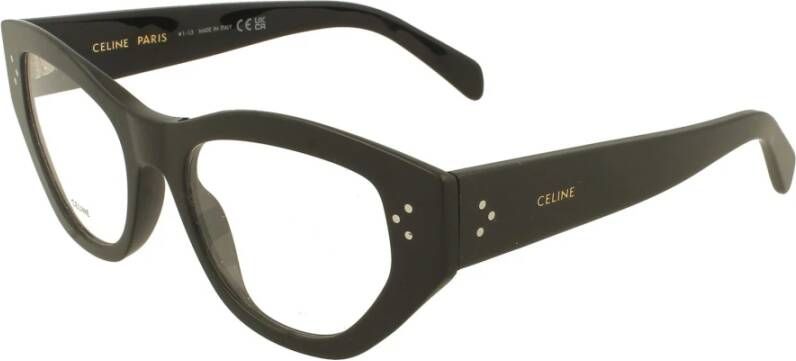 Celine Stijlvolle Cat Eye Bril Zwart Dames