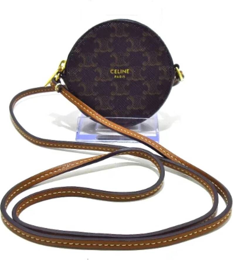 Celine Vintage Pre owned Canvas celine bags Brown Dames
