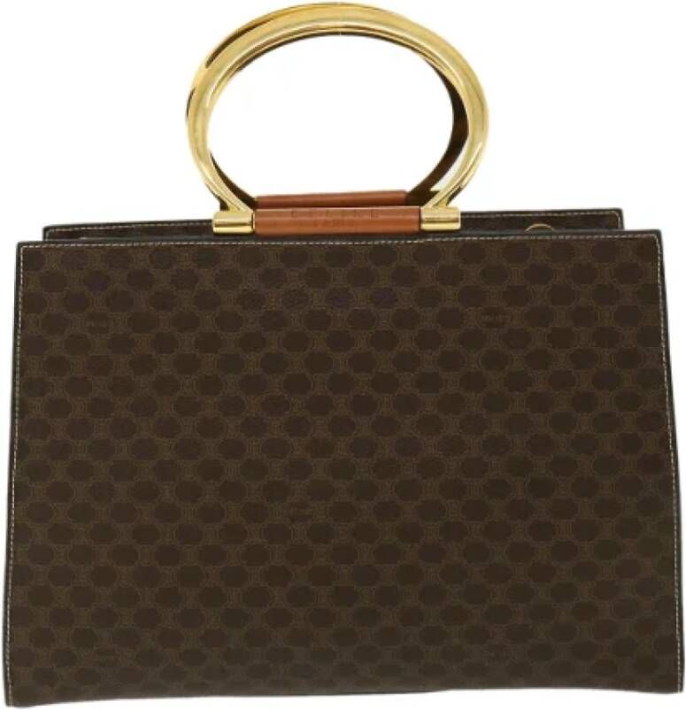 Celine Vintage Pre-owned Canvas celine-bags Bruin Dames