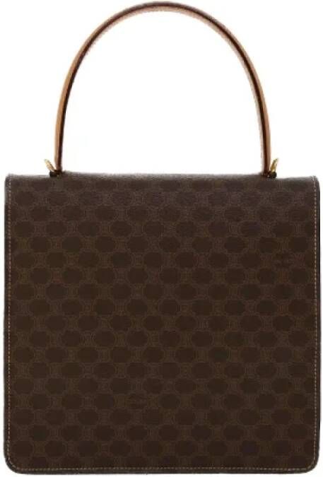 Celine Vintage Pre-owned Canvas celine-bags Bruin Dames