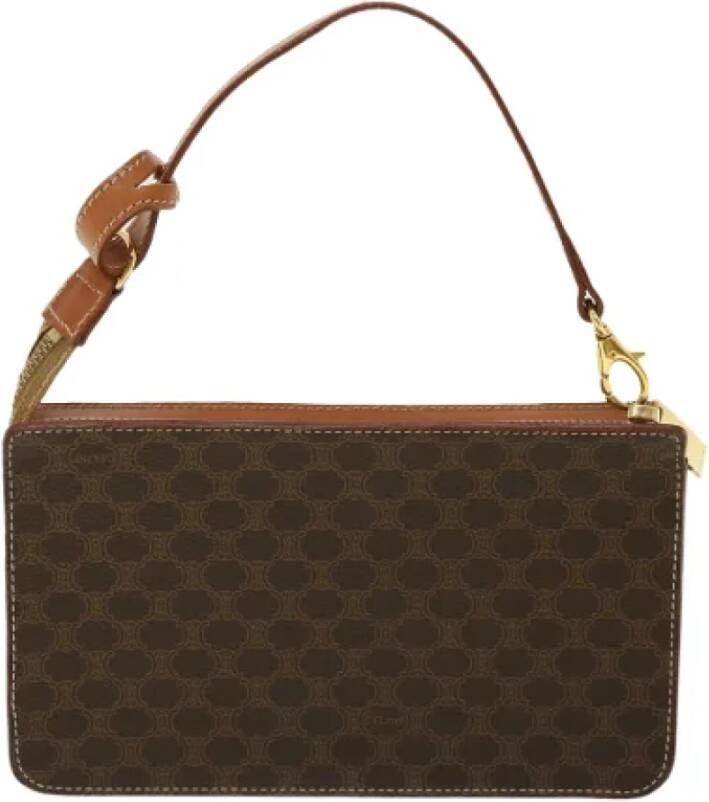 Celine Vintage Pre-owned Canvas celine-bags Bruin Dames