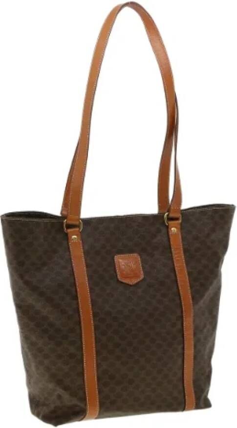 Celine Vintage Pre-owned Draagtas Bruin Dames