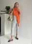 Celine Vintage Pre-owned Fabric tops Oranje Dames - Thumbnail 2