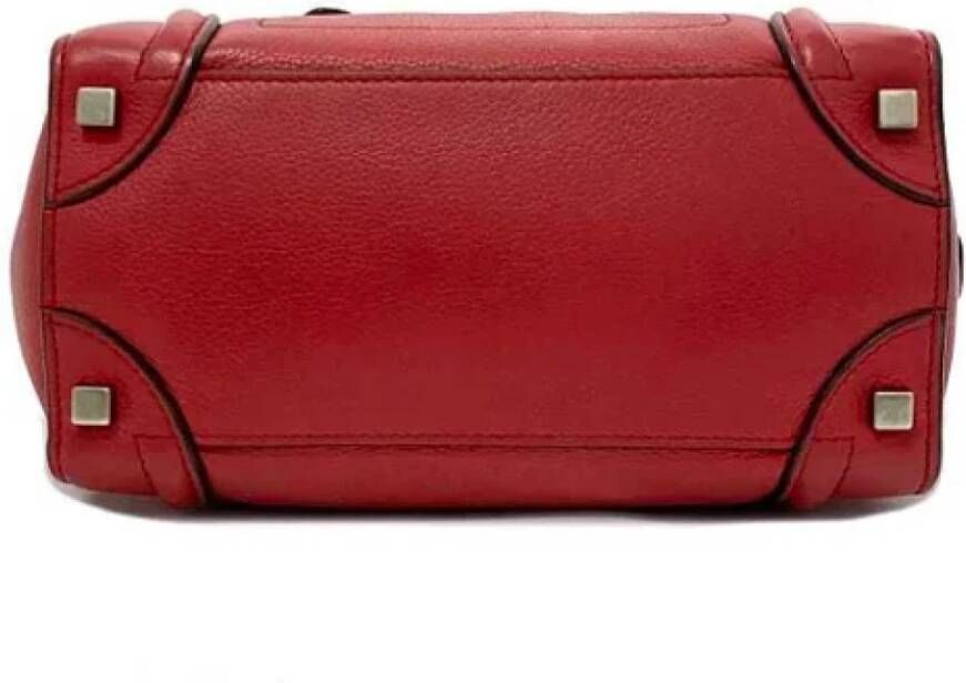 Celine Vintage Pre-owned Leather celine-bags Rood Dames