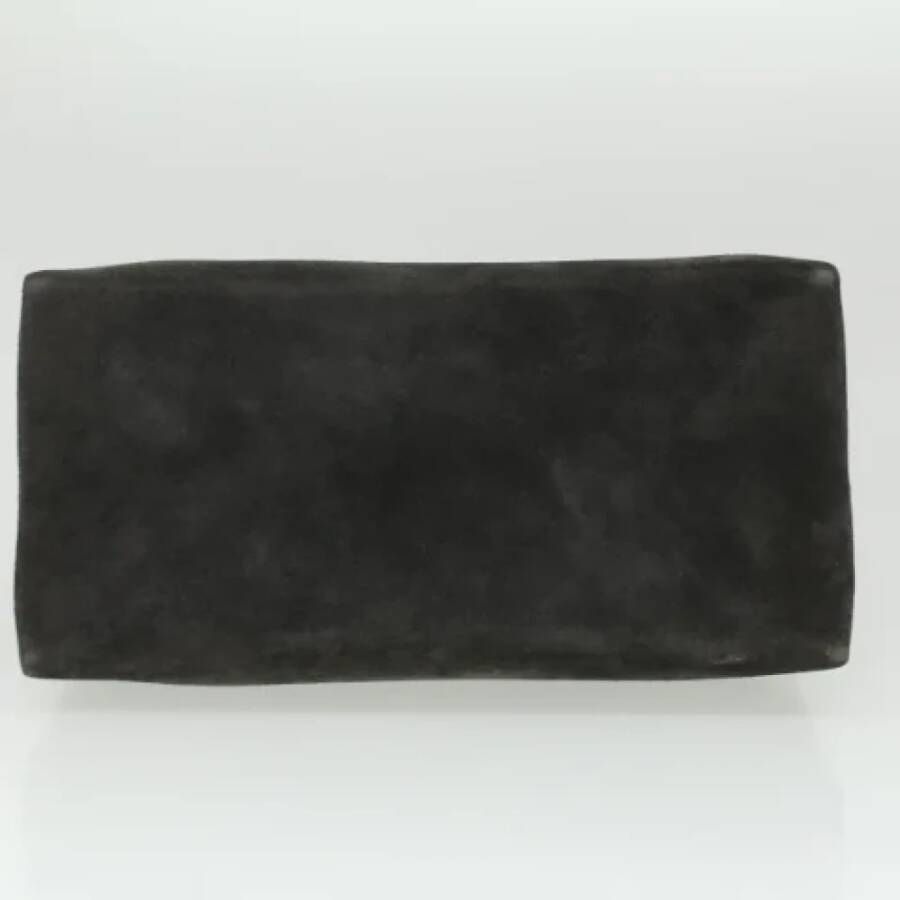 Celine Vintage Pre-owned Suede celine-bags Beige Dames