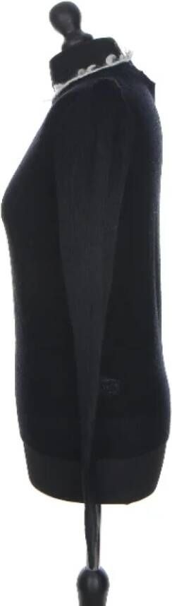 Celine Vintage Pre-owned Wool tops Zwart Dames
