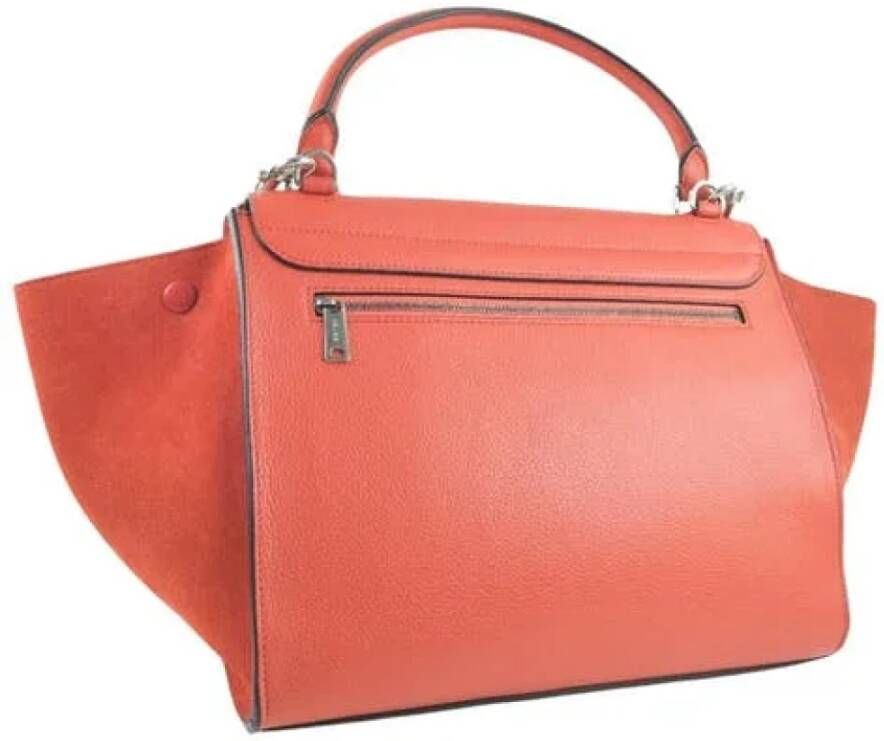 Celine Vintage Pre-owned Leather bags Oranje Dames