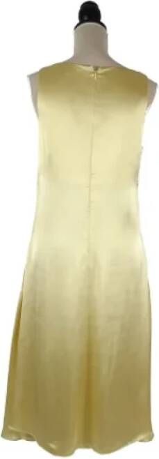 Celine Vintage Pre-owned Fabric dresses Geel Dames