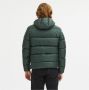 Centogrammi Luxe Groene Gewatteerde Jas met Capuchon Green Heren - Thumbnail 2