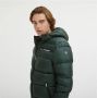Centogrammi Luxe Groene Gewatteerde Jas met Capuchon Green Heren - Thumbnail 3