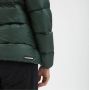 Centogrammi Luxe Groene Gewatteerde Jas met Capuchon Green Heren - Thumbnail 4