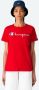 Champion Crewneck T -Shirt 110992 Rs017 Rood Dames - Thumbnail 2