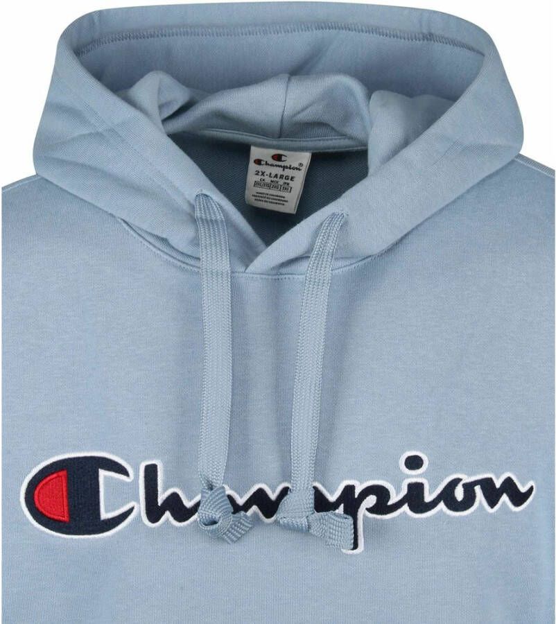 Champion Hoodie -logo Blauw Heren