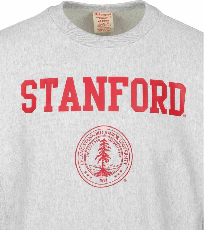 Champion Sweater -logo Stanford Grijs Heren