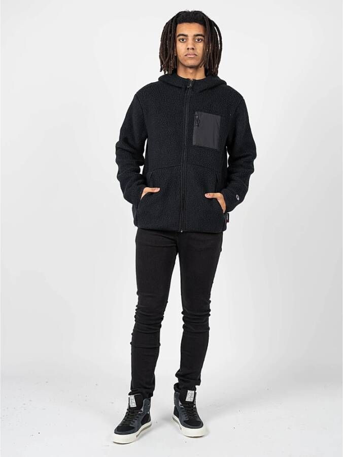 Champion Sweater met rits Zwart Heren