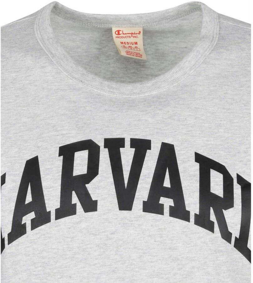 Champion T-shirt Harvard Grijs Heren