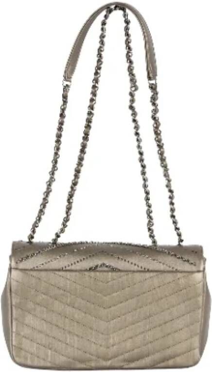 Chanel Leather -bags Grijs Dames