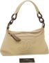 Chanel Vintage Pre-owned Canvas chanel-bags Beige Dames - Thumbnail 2