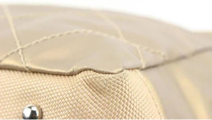 Chanel Vintage Tweedehands Schoudertas Beige Dames