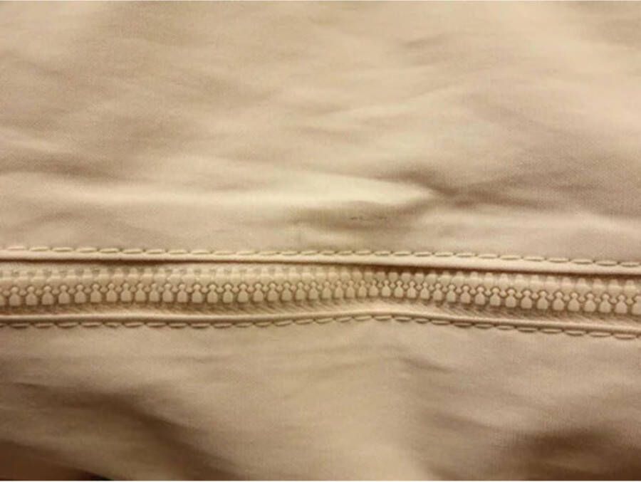 Chanel Vintage Schoudertas Beige Dames
