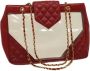 Chanel Vintage Pre-owned Canvas chanel-bags Rood Dames - Thumbnail 2