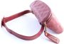 Chanel Vintage Authentieke Vintage Canvas Riemtas Rood Dames - Thumbnail 2