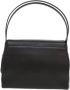 Chanel Vintage Tweedehands Zwarte Canvas Clutch Tas Zwart Dames - Thumbnail 2