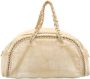 Chanel Vintage Beige Canvas Schoudertas Beige Dames - Thumbnail 2