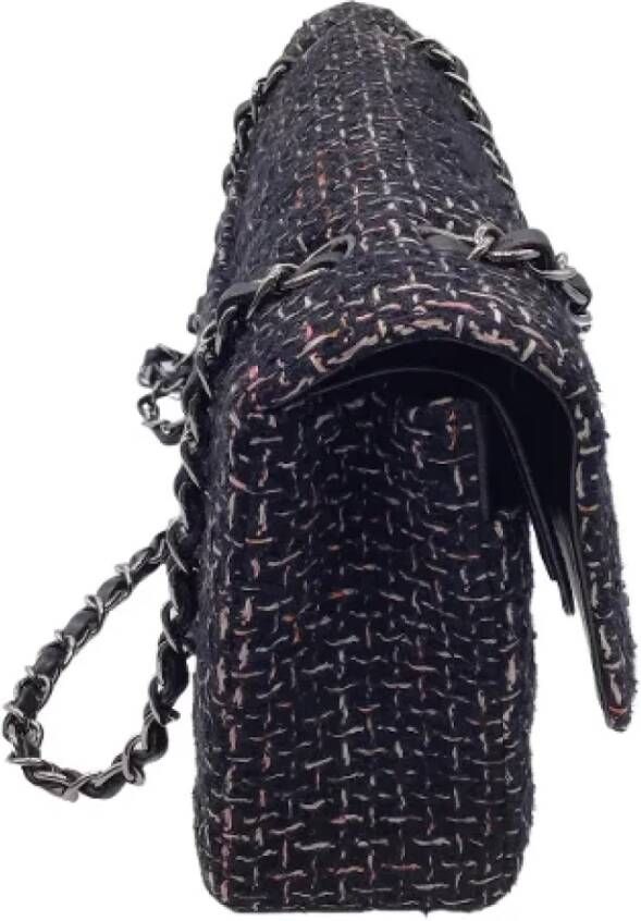 Chanel Vintage Pre-owned Canvas handbags Zwart Dames