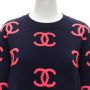 Chanel Vintage Pre-owned Cashmere tops Blue Dames - Thumbnail 6