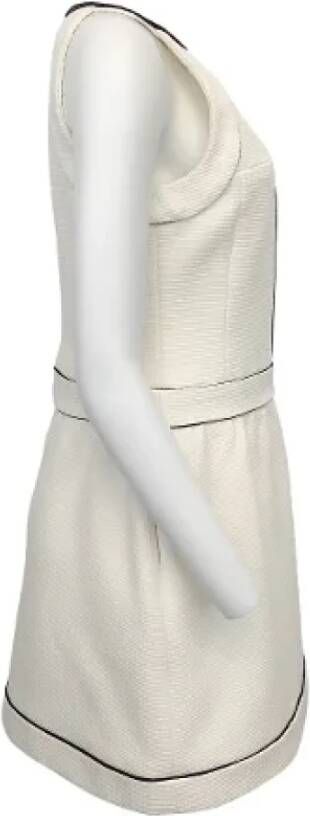 Chanel Vintage Pre-owned Cotton dresses Beige Dames