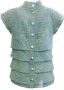 Chanel Vintage Pre-owned Cotton tops Blauw Dames - Thumbnail 2