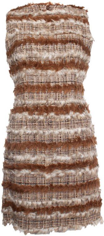 Chanel Vintage Pre-owned dress Bruin Dames