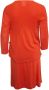 Chanel Vintage Tweedehands Dres Rood Dames - Thumbnail 2